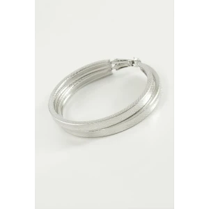 ieg™ Ezme Noktalı Halka Küpe 5 cm