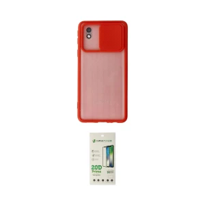 ieg™ Galaxy A01 Core Kılıf Vadi Çizgi - Siyah 20D Premium Cam Ekran Koruyucu