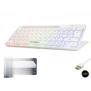 ieg™ Gaming Mini Klavye Led - Beyaz HDX2608