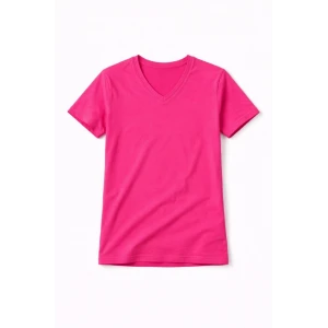 ieg™ Genç Kız Çocuk V Yaka Tişört Model - Pembe