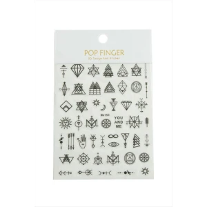 ieg™ Geometri Tattoo Dövme Sticker