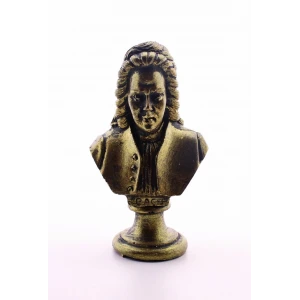 ieg ™ Gold Dekoratif Mini Bach Büst 15 cm