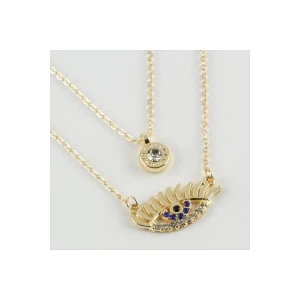 ieg™ Göz Figürlü Yeni Sezon İkili Kolye