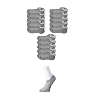 ieg™ Gri Erkek Görünmez Çorap 15 çift