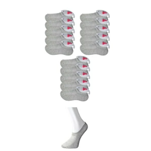 ieg™ Gri Kadın Görünmez Çorap 15 çift