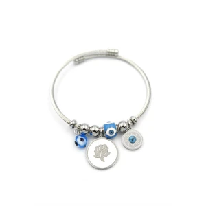 İEG Gül Charm Bilezik - Gümüş