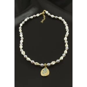 ieg™ Gül Deniz Kabuğu İnci Mineli Kolye