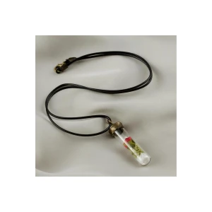 ieg™ Gül Fanus Canlı Kolye