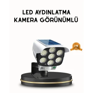 ieg™ Güneş Paneliyle Şarj Olan Hareket Sensörlü Dış Mekan Güvenlik Lambası Ayarlanabilir