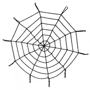 ieg™ Halloween Cadılar Bayramı Örümcek Ağ Dekor Siyah