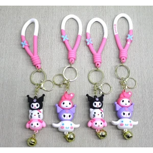 ieg™ Hello Kitty Ve Arkadaşları Silikon Anahtarlık
