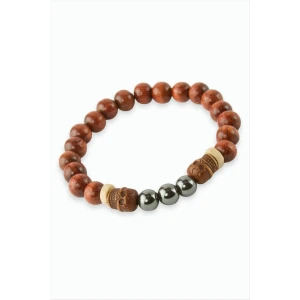 ieg™ Hematit Bambu Ahşap Bileklik 8 mm