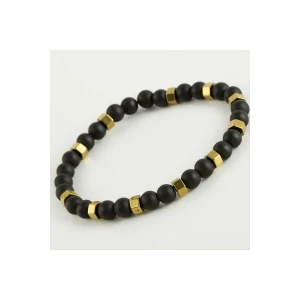 ieg™ Hematit & Mat Onix Doğaltaş Bileklik