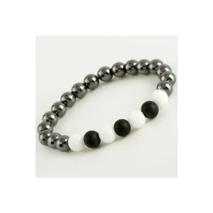 ieg™ Hematit& Mat Onix Doğaltaş Bileklik