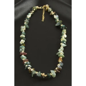 ieg™ Hint Akik Kırık Doğaltaş Kolye