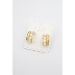 ieg™ İncili Halka Küpe - Altın