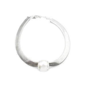 ieg™ İncili Tasma Kolye - Gümüş