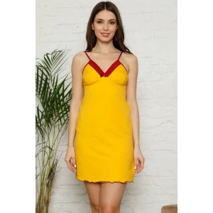 ieg ™ İp Askılı Penye Gecelik Sarı