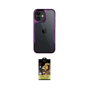 ieg™ iPhone 11 Kılıf Akış Çizgi Koleksiyonu - Siyah Buffer Cam Ekran Koruyucu