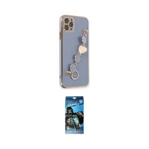 ieg™ iPhone 11 Pro Kılıf Nova Işık Prime - Siyah 34D Izgaralı Cam