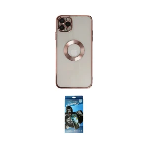 ieg™ iPhone 11 Pro Kılıf Pusula Form - Siyah 34D Izgaralı Cam