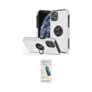 ieg™ iPhone 11 Pro Max Kılıf Odak Form Prime - Şeffaf Pasifik Cam Ekran Koruyucu