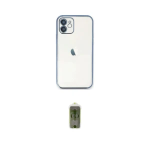 ieg™ iPhone 12 Kılıf Vadi Minimal - Siyah Joko Magic 5D Hayalet Cam