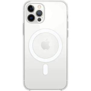 İEG® Iphone 12 Pro Kılıf Kamera Lens Korumalı Magsafe Destekli Şeffaf Darbe Emici Sert Kapak