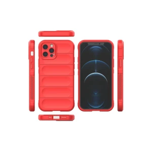 ieg™  iPhone 12 Pro Kılıf Optimum Silikon - Kırmızı