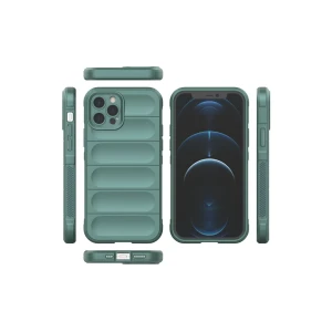ieg™  iPhone 12 Pro Kılıf Optimum Silikon - Koyu Yeşil