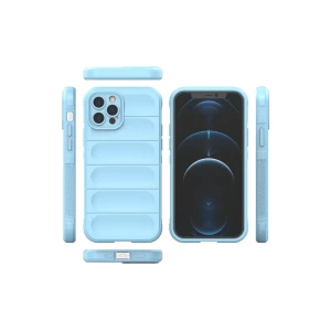 ieg™  iPhone 12 Pro Kılıf Optimum Silikon - Sky Blue