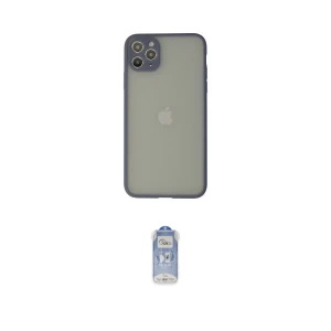 ieg™ iPhone 12 Pro Max Kılıf Ahenk Çizgi Serisi - Siyah Joko Magic 5D Cam