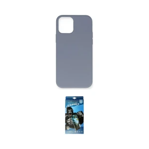 ieg™ iPhone 12 Pro Max Kılıf Ahenk Serisi - Siyah 34D Izgaralı Cam