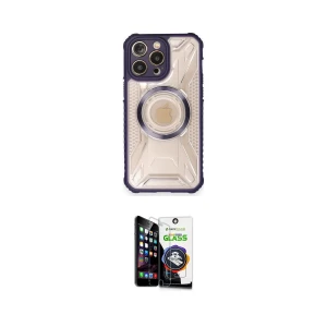 ieg™ iPhone 12 Pro Max Kılıf Kutup Modern - Şeffaf Temperli Cam Ekran Koruyucu