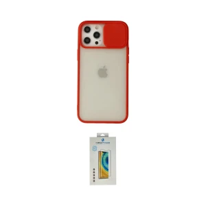 ieg™ iPhone 12 Pro Max Kılıf Vadi Çizgi - Siyah Polymer Nano Ekran Koruyucu