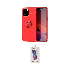 ieg™ iPhone 12 Pro Max Kılıf Yankı Form Prime - Siyah Joko 5D Cam