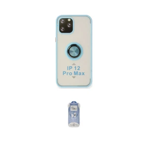 ieg™ iPhone 12 Pro Max Kılıf Yörünge Çizgi - Siyah Joko Magic 5D Cam