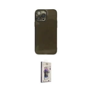 ieg™ iPhone 13 Pro Max Kılıf Ahenk Doku - Siyah Bilvis 3D Cam Ekran Koruyucu