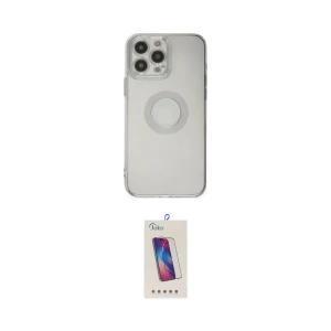 ieg™ iPhone 13 Pro Max Kılıf Kutup Klasik - Siyah Joko 5D Cam