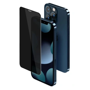 İEG® Iphone 13 Pro Uyumlu Hayalet Ekran Gizli Tam Kaplayan Kırılmaz Cam Seramik Ekran Koruyucu Film