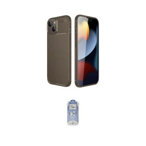 ieg™ iPhone 14 Kılıf Eksen Form Prime - Siyah Joko Magic 5D Cam