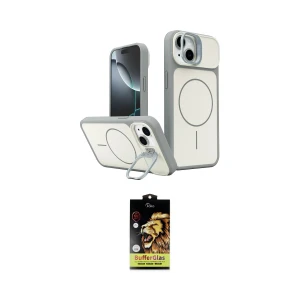 ieg™ iPhone 14 Kılıf İz Modern Prime - Siyah Buffer Cam Ekran Koruyucu