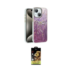 ieg™ iPhone 14 Kılıf Zirve Modern Prime - Siyah Buffer Cam Ekran Koruyucu