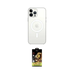 ieg™ iPhone 14 Pro Kılıf Ahenk Yansıma Prime - Siyah Buffer Cam Ekran Koruyucu