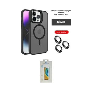 ieg™ iPhone 14 Pro Kılıf Akış Form - Siyah Polymer Nano Ekran Koruyucu