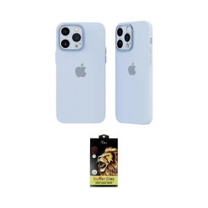 ieg™ iPhone 14 Pro Kılıf Atlas Minimal Prime - Siyah Buffer Cam Ekran Koruyucu