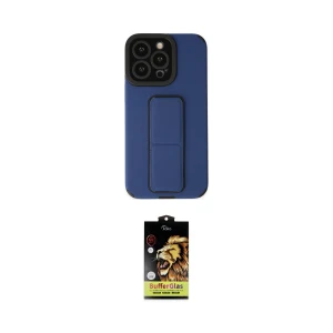 ieg™ iPhone 14 Pro Kılıf Çekirdek Yansıma - Siyah Buffer Cam Ekran Koruyucu