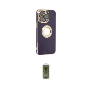 ieg™ iPhone 14 Pro Kılıf İz Form Serisi - Siyah Joko Magic 5D Hayalet Cam