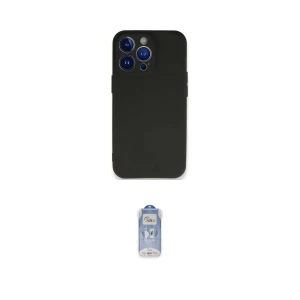 ieg™ iPhone 14 Pro Kılıf Kozmos Yansıma Özel Seri - Siyah Joko Magic 5D Cam