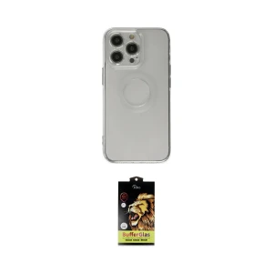 ieg™ iPhone 14 Pro Kılıf Kutup Klasik - Siyah Buffer Cam Ekran Koruyucu